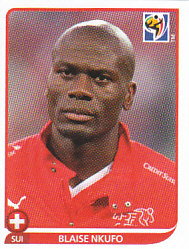 Blaise Nkufo Switzerland samolepka Panini World Cup 2010 #598